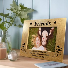 Red Ocean Friendship Gift BEST FRIEND Photo Frame Friends Are Like Stars Birthday Gift For Best Friend Gift For Her