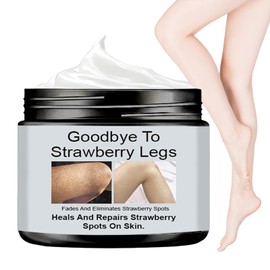 Strawberry Legs Treatment Cream For Women, Skin Smoothing Cream for Chicken Skin Treatment, Smooth Radiant Skin Care Solution,Exfoliating, Moisturizing
