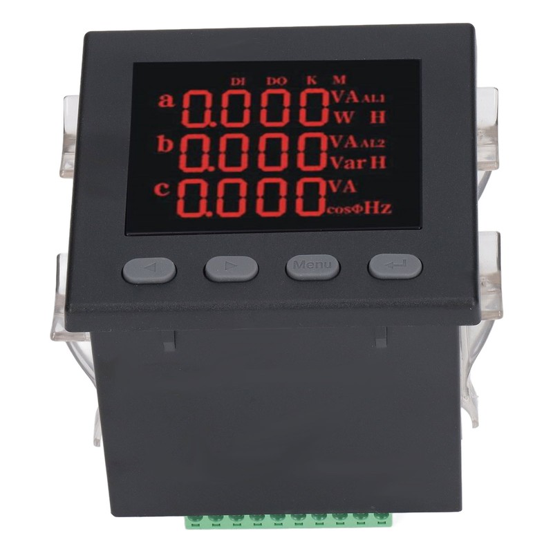 3 Phase Digital Ammeter Intelligent Multi Function Energy Power Meter
