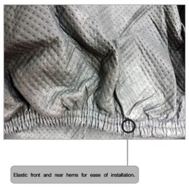 5 Layer Car Cover for Ford Super Deluxe 1941, Semi Custom Fit Full Coverage Pollution, Dust, Sun, Snow, Rain, Hail All Weather Protection, Breathable