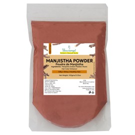 Yauvanya Manjistha Root Powder, 100g, Natural Hair Colourant, Enhances Henna Effect, Indian Madder Root, Vegan