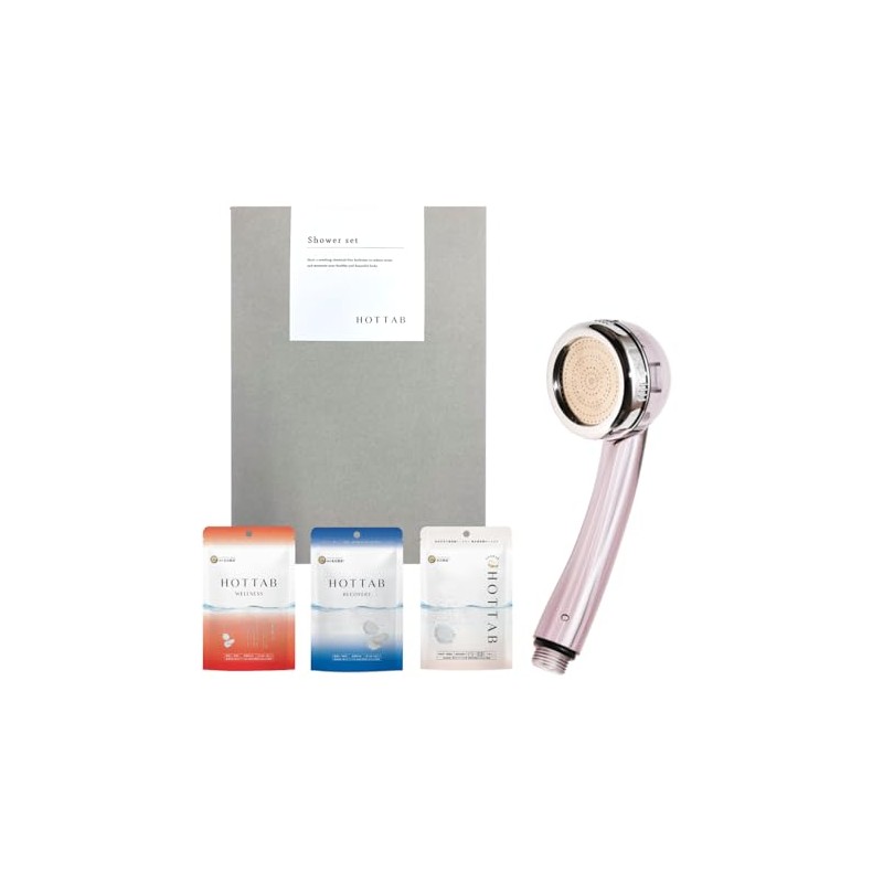 (Set Item) Bicarbonate Spa 4-Piece Gift Set (Bicarbonate Shower Perfect