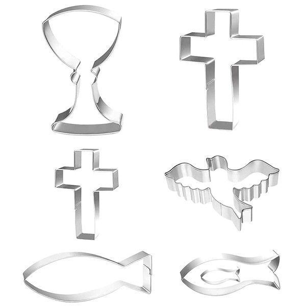 Rpanle Set of 7 Cookie Cutters Set, Stainless Steel Cookie