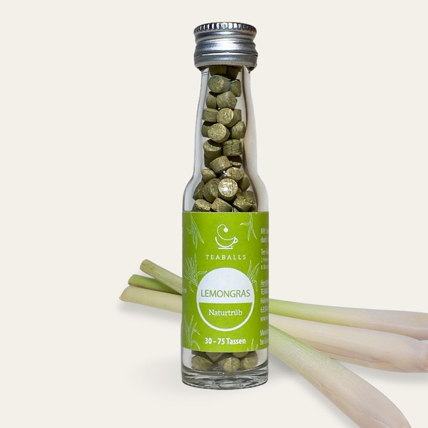 TEABALLS Naturally Cloudy Lemongrass Tea, 1 x 11 g, approx.