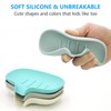 3 Pack Silicone Soap Dish with Drain, Bar Soap Holder