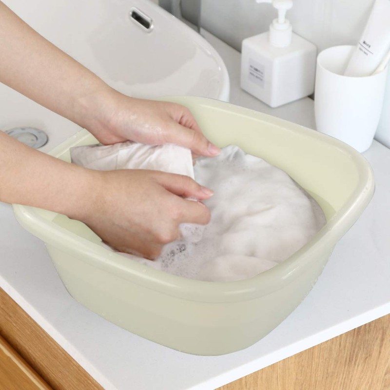 EudokkyNA 3-pack Plastic Wash Basin, 8 Quart Washing Up Bowl