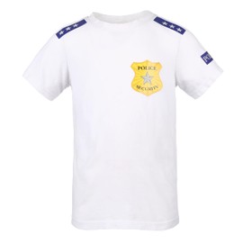 KarneLux Children's Police Handcuffs Metal – Police Equipment Costume Accessory Including Sticker Sticker – Fun for Fancy Dress, Carnival and Theme Parties – 22 cm