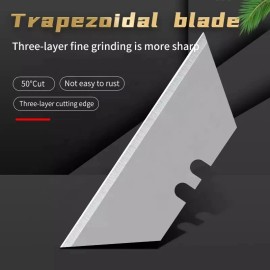 Razor Utility Knife Blade Replacement Refill Drywall Standard Razor Box Foam Bo Cutter - 50 Blades