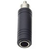 LKTFATD RCA Male Plug to 6.35mm 1/4" Inch Mono Socket