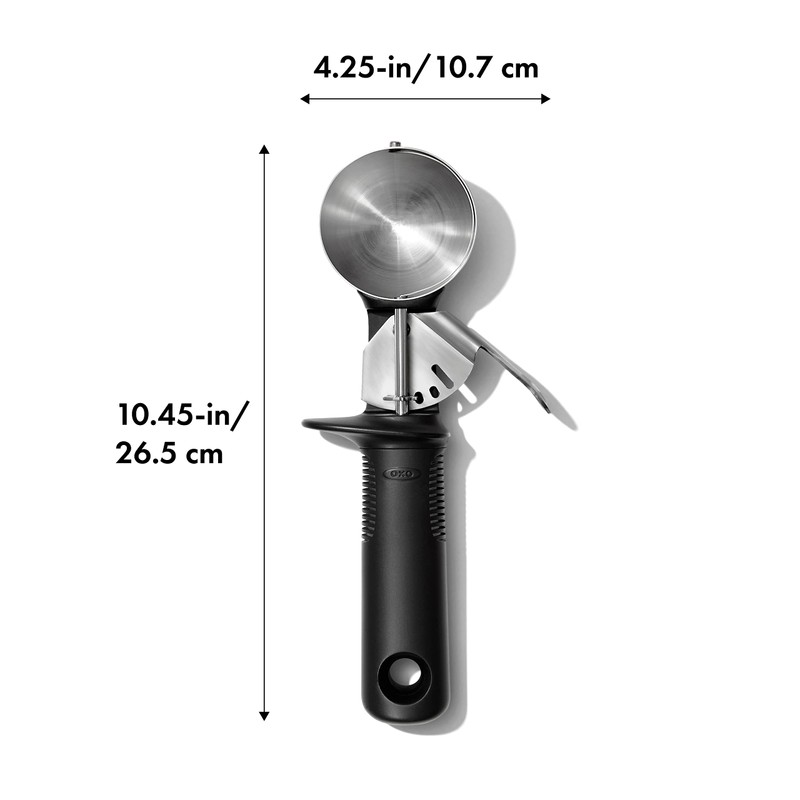 OXO Good Grips Classic Swipe Ice Cream Scoop, Black /