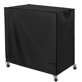 Patio Cooler Cart Cover, Fits for Most 80-100 Quart Rolling Cooler Cart, Waterproof Patio Ice Chest Protective Covers for Outdoor Bar Cart,43L X 22W X32H in