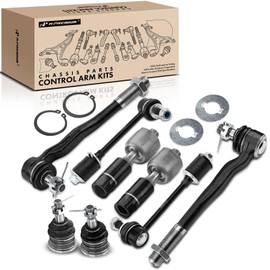 A-Premium 8Pcs Front Suspension Kit, Sway Bar Link Upper Ball Joint Inner Outer Tie Rod End, Compatible with Toyota 4Runner 1996 1997 1998 1999 2000 2001 2002