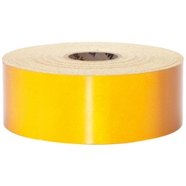 Mutual 17786 Engineering Grade Retro Reflective Adhesive Tape, 50 yds Length x 2" Width, Yellow