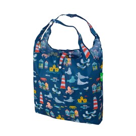 ECO CHIC Foldable Reusable Grocery Bags - Foldable Grocery Bags - Lightweight, Recycled & Reusable Shopping Bags - Waterproof, Packable Tote Fitting in Fine Grocery Bag Carrier