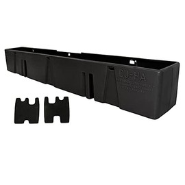DU-HA Behind-the-Seat Storage Fits 08-16 F-250 thru F-550 Super Duty Crew Cab & Regular Cab, Black, Part #20054