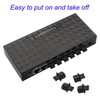 Ethernet Hub Port RJ45 Anti Dust Cover Cap Protector By