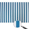 STRIPE CANVAS AWNING FABRIC WATERPROOF OUTDOOR FABRIC 60" Blue/WHTE (1