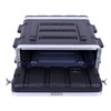 Crossrock Stackable 3U Rack Case, Strong Molded with Heavy Duty