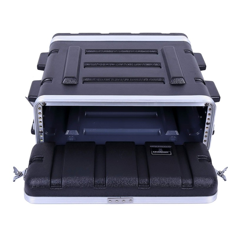 Crossrock Stackable 3U Rack Case, Strong Molded with Heavy Duty