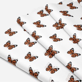 Package Mint Tissue Paper for Gift Wrapping (100 Sheets, 20x30 inch)-Colored, Decorative Animal Print Tissue Paper for Gift Bags, Packaging, and Small Business-Butterfly Pattern