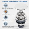BOTEMY Stainless Steel Sink Drain Strainer 3-1/2 Inch Kitchen Sink