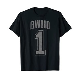 Elwood Supporter Number 1 Biggest Fan T-Shirt, black