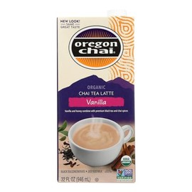 Oregon Chai Organic Vanilla Chai Tea Lattte Concentrate, 32 Ounce - 6 per case.