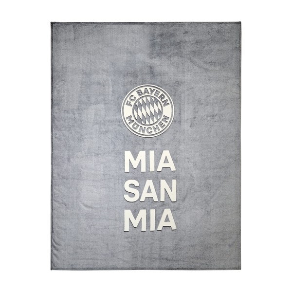 FC Bayern München Glow in The Dark Grey Cuddly Blanket