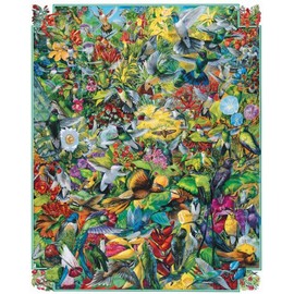 White Mountain Puzzles Hummingbirds - 1000 Piece Jigsaw Puzzle