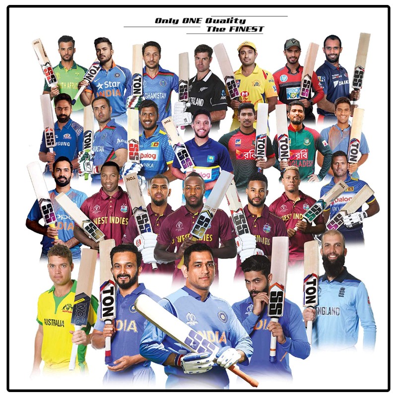 SS Kashmir Willow Cricket Bat Short Handle (Short Handle, Super