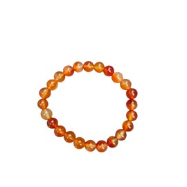 Feng Shui Lucky Red Agate Bracelet - Inspirational Bracelets Healing Crystal Protection Gemstone Beaded Stretch Yoga Bracelet 8mm Attract Wealth and Prosperity, Success, and all Good Things Buddhist Bracelets