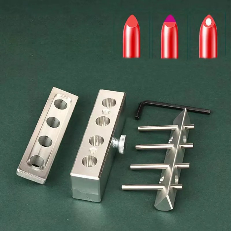 Modelo De Pintalabios Diy, Accesorios 4 Agujeros Dual 3 Uso