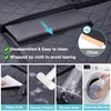 Back Seat Extender for Dogs + 2 Dog Seat Belts,