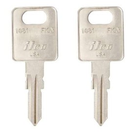 Ilco FIC-3 Pair of RV Motorhome Travel Trailer 5th Wheel Keys precut to Code Series EF301-351 (EF313)