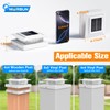 NIORSUN Solar Post Cap Lights Outdoor Waterproof, 4x4 Post Solar