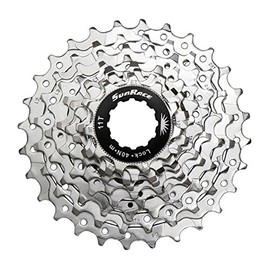 SUNRACE Kassettenzahnkranz CSR919 Mod. 14 9-fach, High Tensile Stahl, Nickel platiniert, HG Shimano kompatibel, Gewicht 273 g 11 -12-13-15-17-19-21-23- 25 Z.