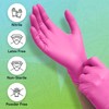 FifthPulse Fuchsia Hot Pink Nitrile Disposable Gloves - Case of