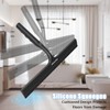 Anjinwiper Household Squeegee for Shower Glass Doors, Silicone Shower Squeegee