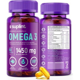 Omega 3 3420 Mg Con Vitamina E Con Epa Y Dha 60 Cápsulas Sabor Sin sabor