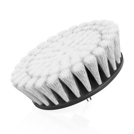 Hoover 6" Soft Bristle Cleaning Brush, Gentle Cleaning Brush for Whole-Home Cleaning, Drill and ONEPWR Cordless Scrubber Compatible, AH86100, White