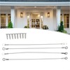 Cabinet Door Restraint Cables, Stainless Steel Cabinet Hinge Restrictor, Flexible