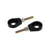 AKF Set of 2 Chain Tensioners for Swingarm Aluminium Black