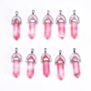 Asingeloo Genuine Quartz Stone Bullet Pendant Healing Point Reiki Chakra