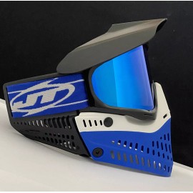JT Paintball NEW JT Proflex Cobalt Blue Gray Black White Paintball Mask Goggle Sky Thermal