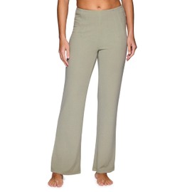 RBX Active High Waisted Flare Legging for Women, Wide Leg Yoga Pant Lightweight Stretch Knit Sweatpants Lounge Pants for Matching Set Desert Sage S