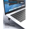 TFAK 3 Pack 240W USB C Right Angle Adapter,90 Degree
