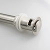 Bathroom Faucet Vessel Pop Up Sink Drain, Brushed Nickel with