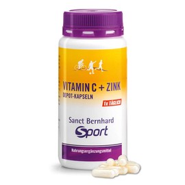 Sanct Bernhard Sport Vitamin C + Zinc Depot Capsules 180 Capsules