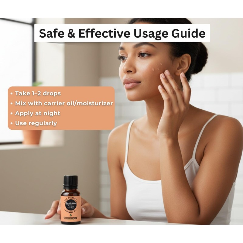 Earth N Pure Babchi Oil (Bakuchi Oil) Cold Pressed, Natural