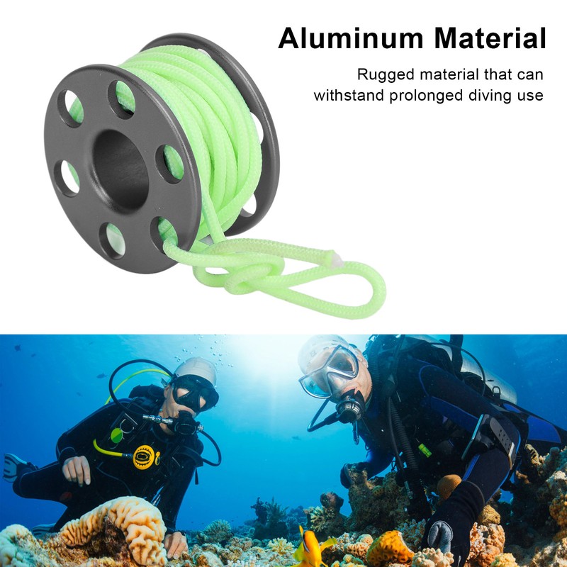 Scuba Diving Reel with SS316 Anti Twist Device Waterproof Spool